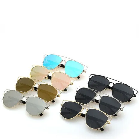 Alessa Aviator Sunglasses - Gold