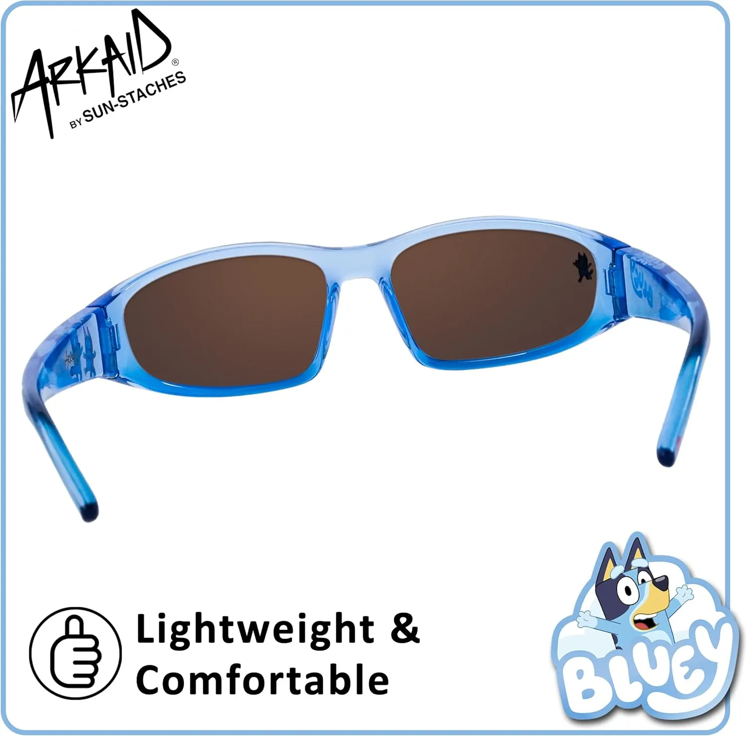 ARKAID Bluey Sunglasses for Kids | UV 400 Protection | One Size Fits Most Kids | Bluey or Bingo Style
