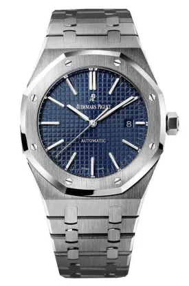 Audemars Piguet - Pre-owned Royal Oak Blue Dial 15400ST
