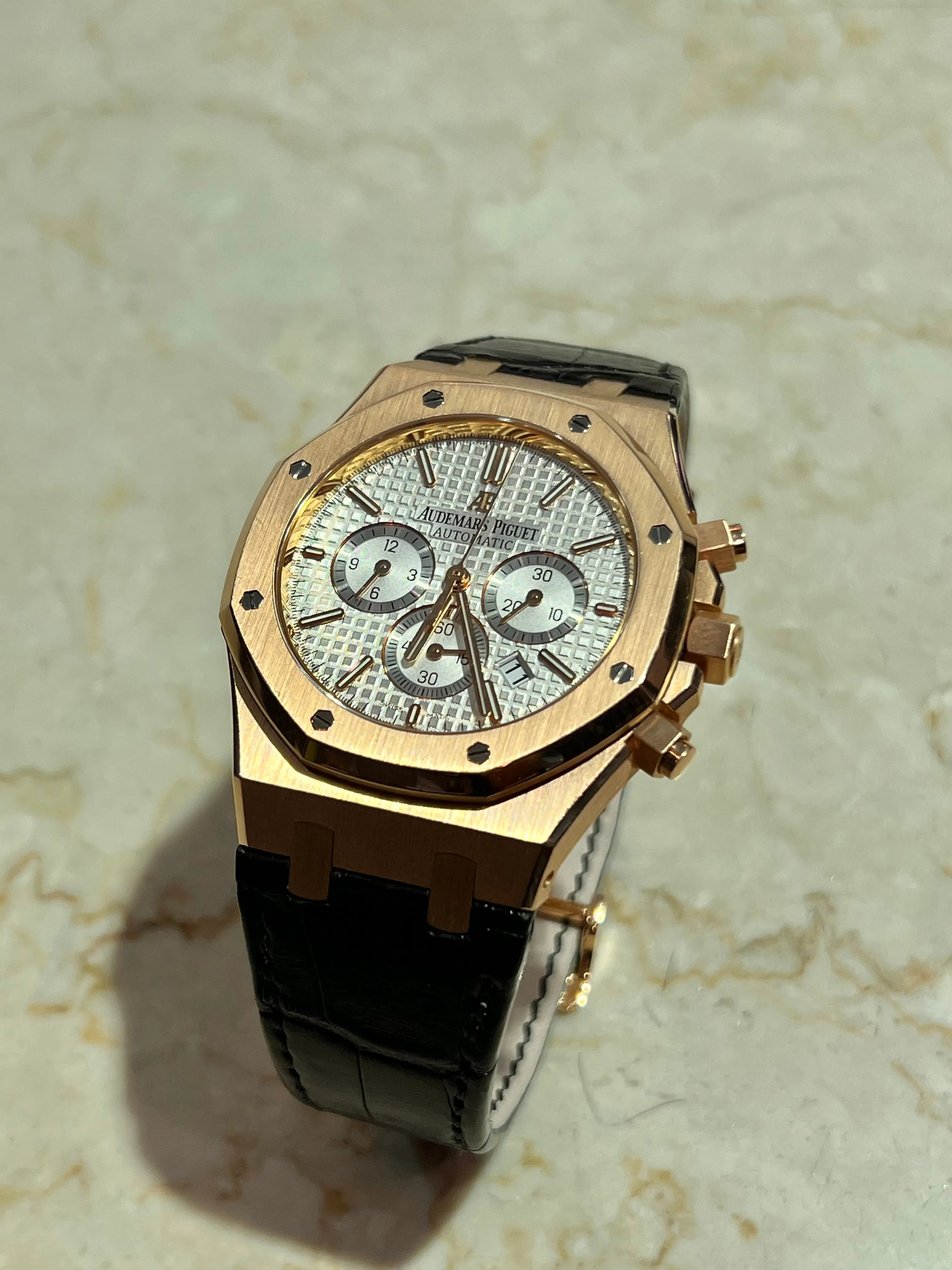Audemars Piguet - Unworn Royal Oak Chronograph White Dial 26320OR