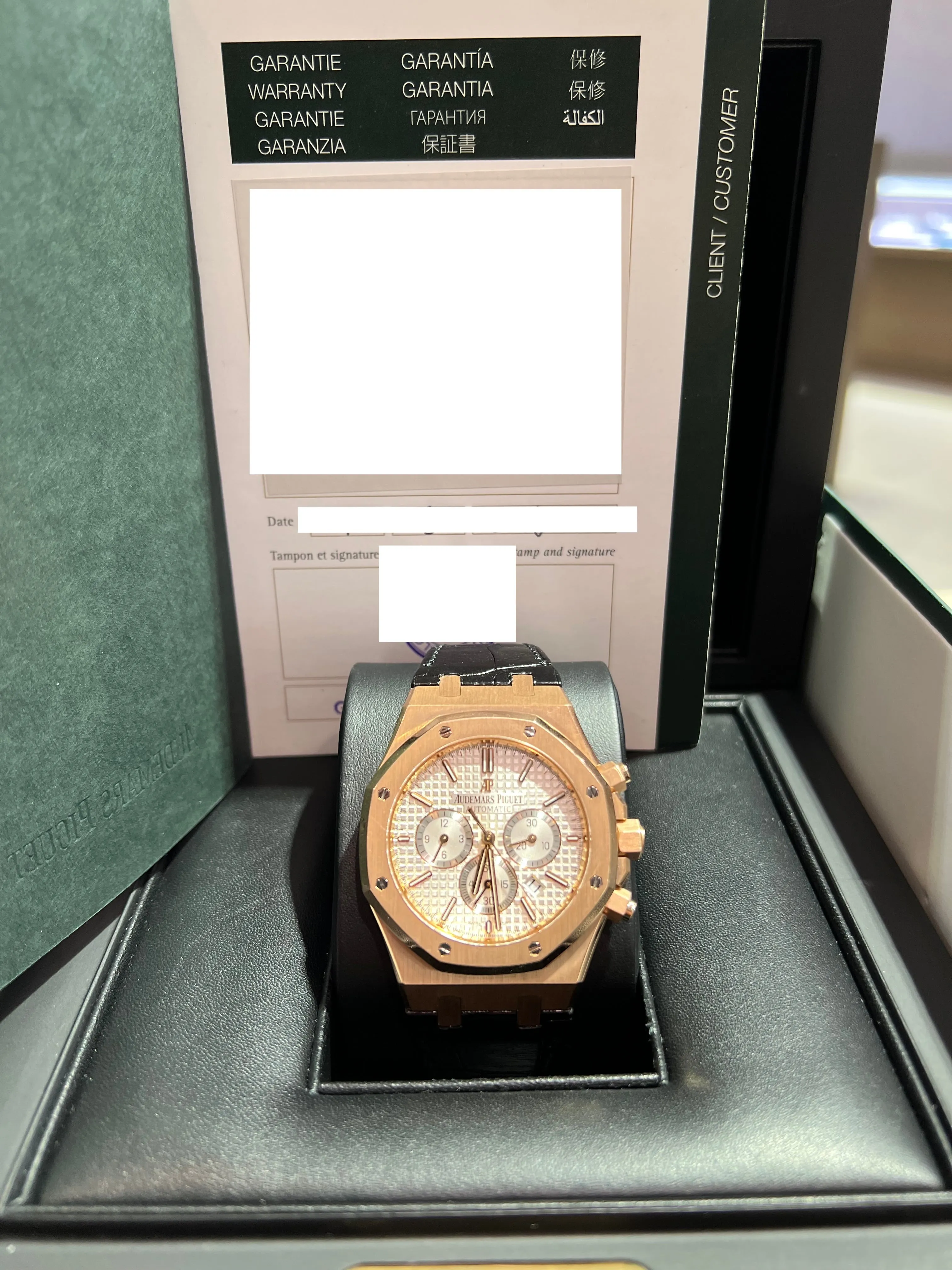 Audemars Piguet - Unworn Royal Oak Chronograph White Dial 26320OR