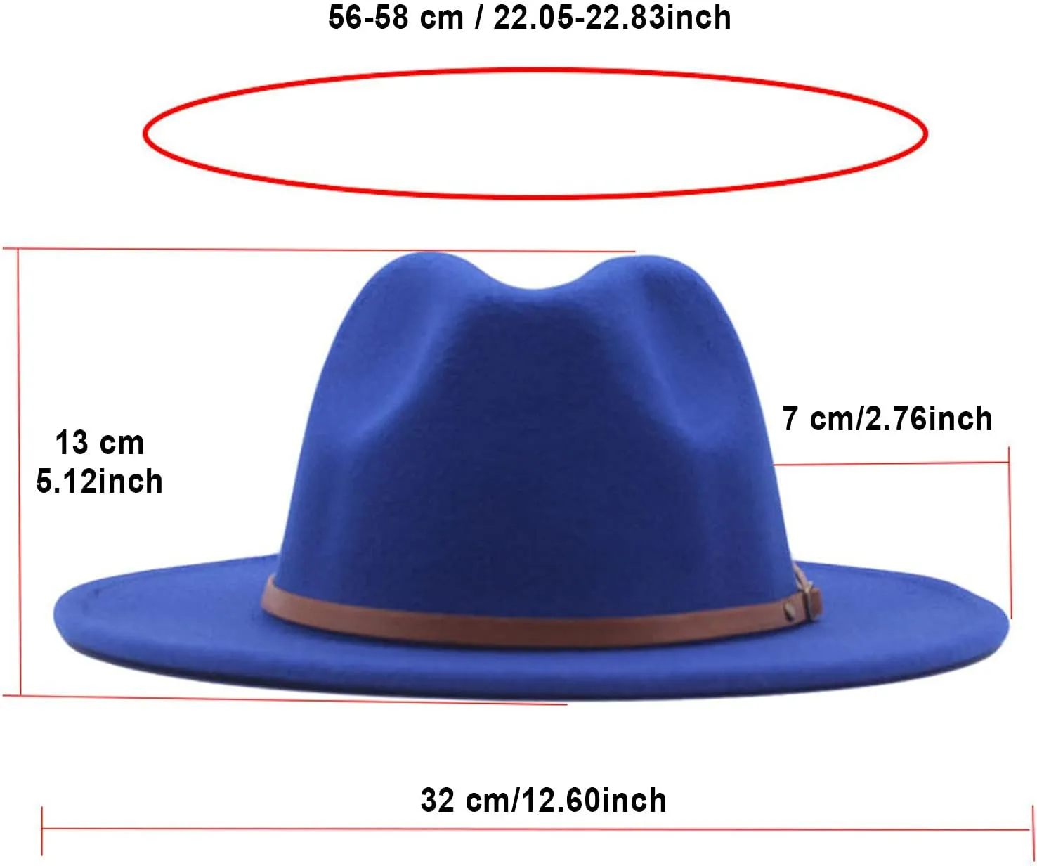 Belt Womens Buckle Wool Hat Panama Floppy Fedora Classic Hat Wide Baseball Caps Black Cowboy Hat Men