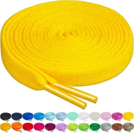 Birch Shoelaces in 27 Colors Flat 5/16" Shoe Laces in 4 Different Lengths
