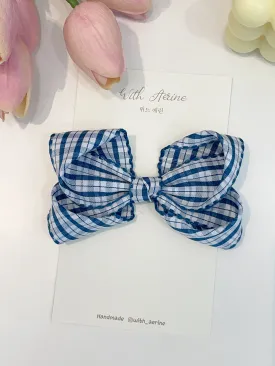 Blue Check Volume Ribbon / Single Item