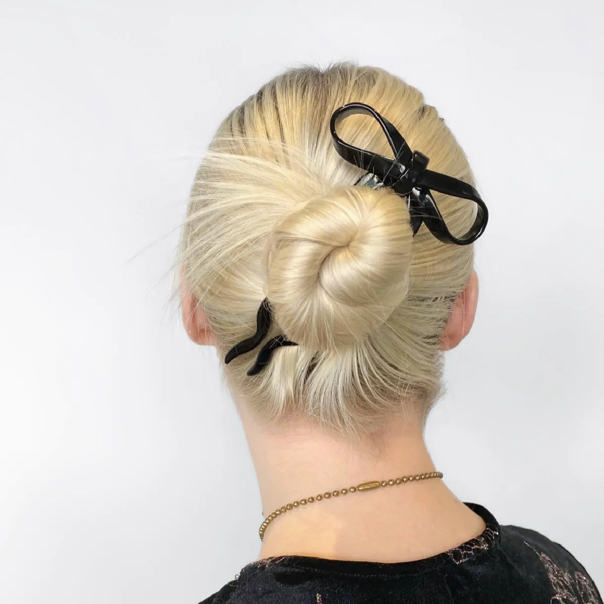 Bow Hairpin - Black