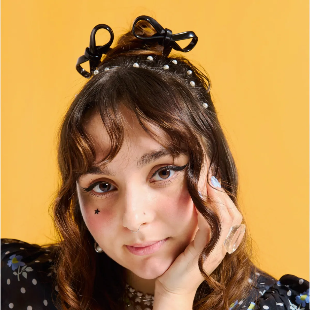 Bow Hairpin - Black