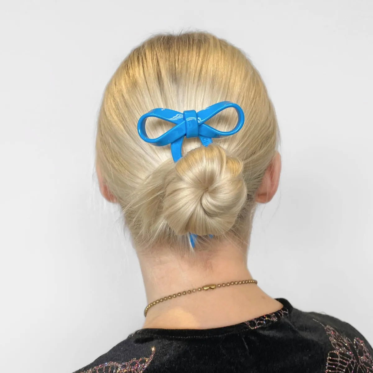 Bow Hairpin - Blue