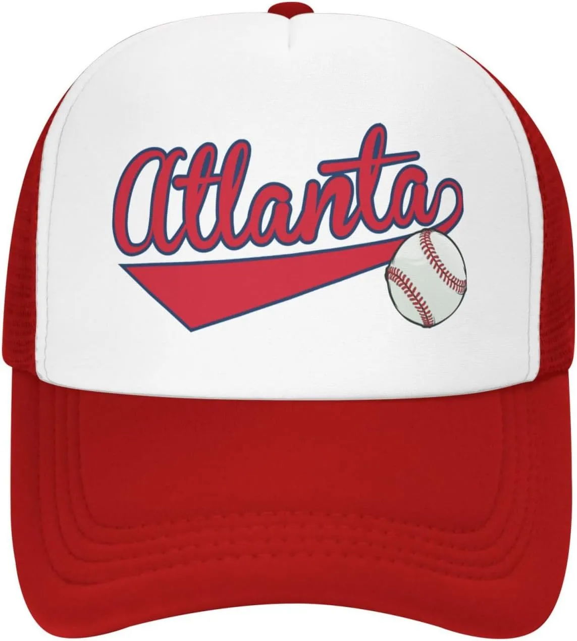 City Baseball Fans Classic Vintage Cap Graphic Adjustable Mesh Hat for Men Women
