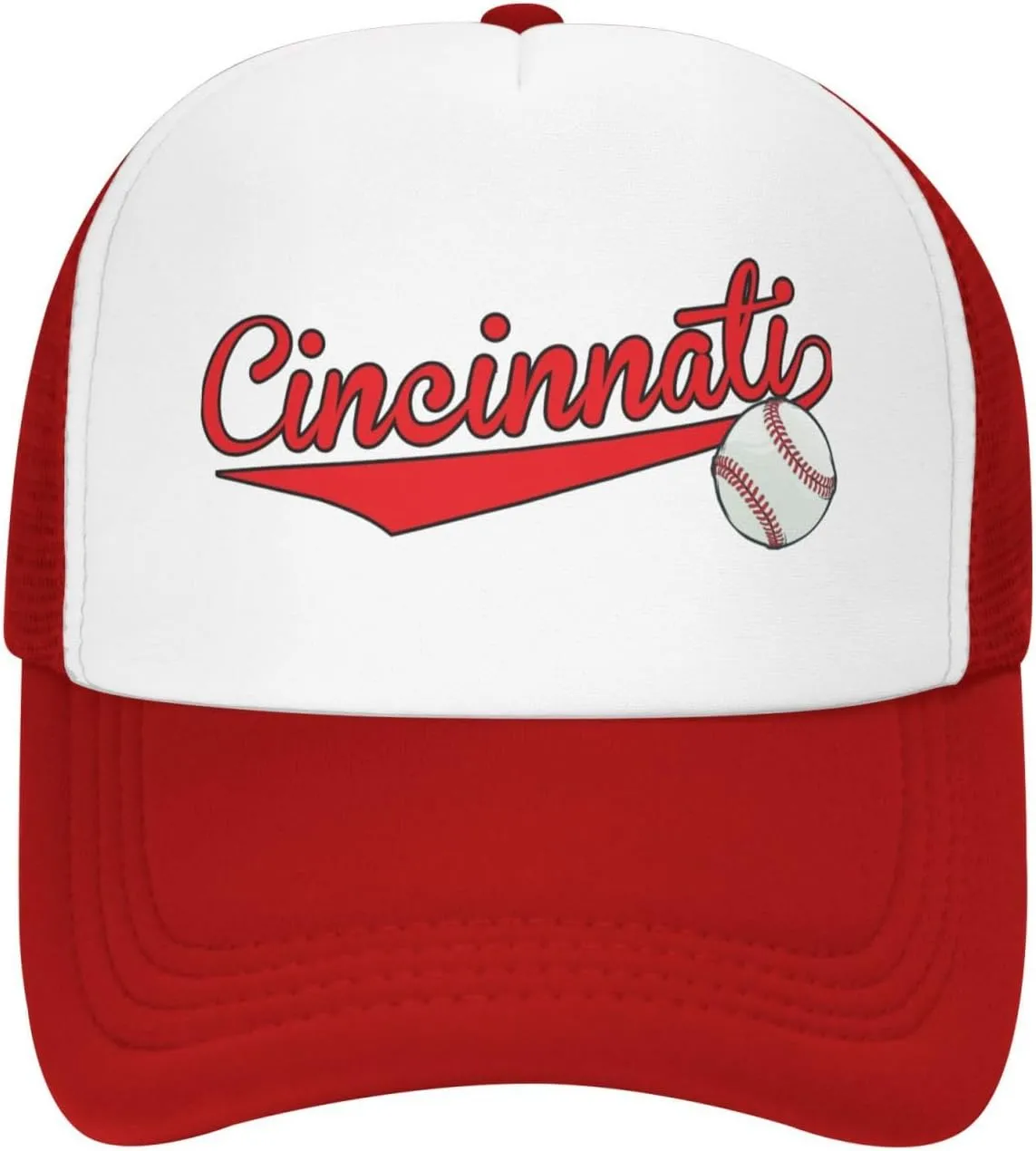 City Baseball Fans Classic Vintage Cap Graphic Adjustable Mesh Hat for Men Women