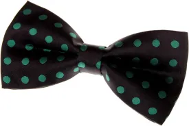 Classic Polka Dots Woven Microfiber Pre-tied Bow Tie (5")
