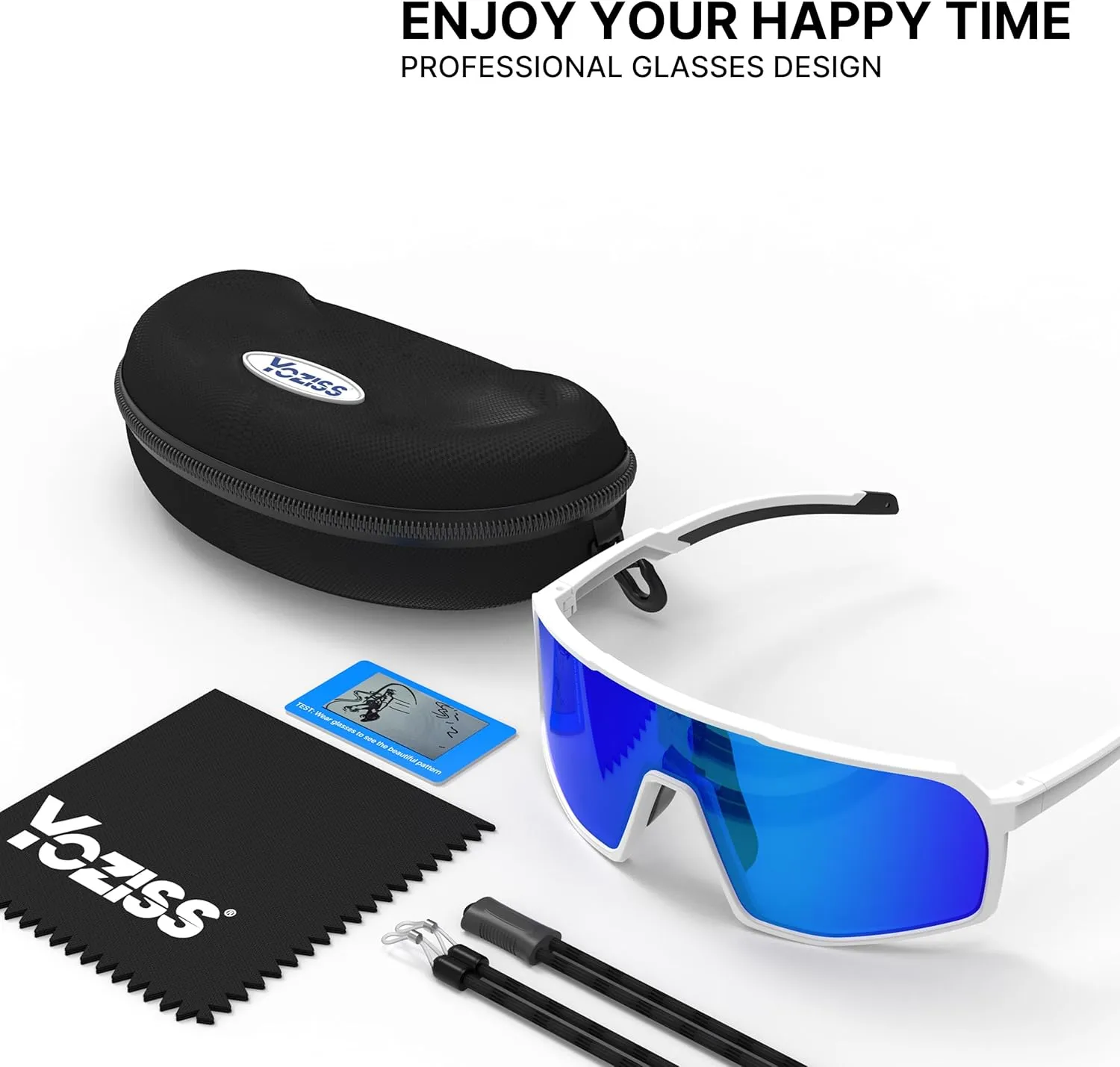 Cycling Glasses Polarized Sports Sunglasses for Men Women Youth Baseball Running Driving Golf