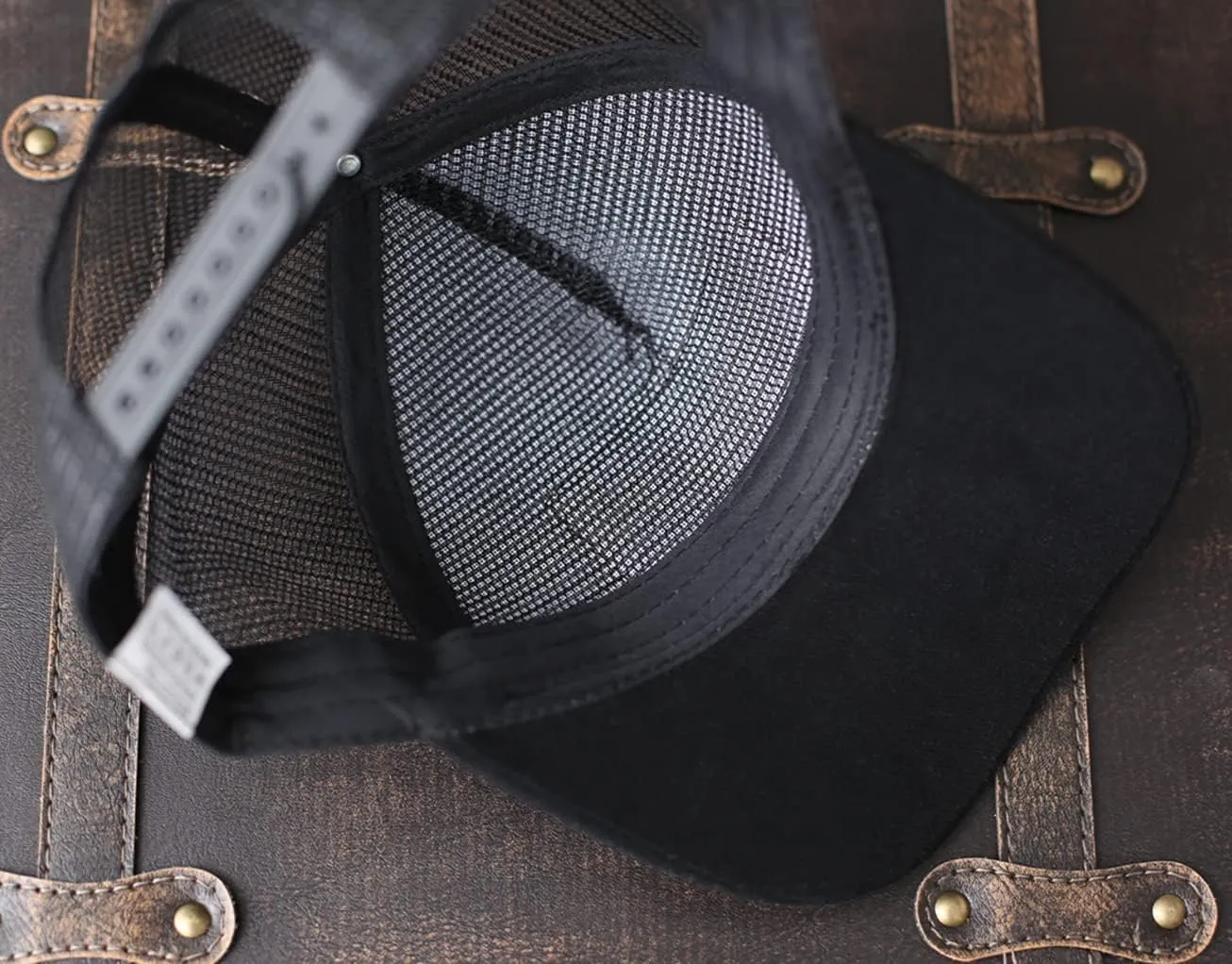 Dad Hat Gift for Father's Day - New Grandpa Gift Trucker Hat for Dad Golf Hat with Custom Leather Patch