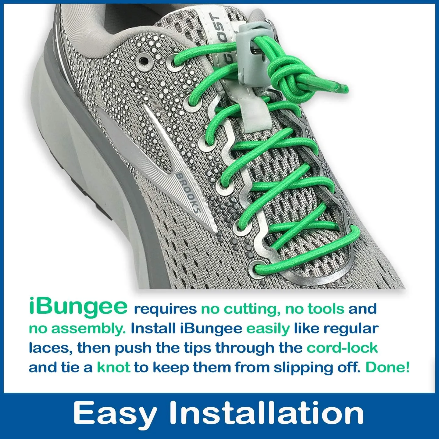 (Elastic No Tie Shoelaces (Made in the USA)