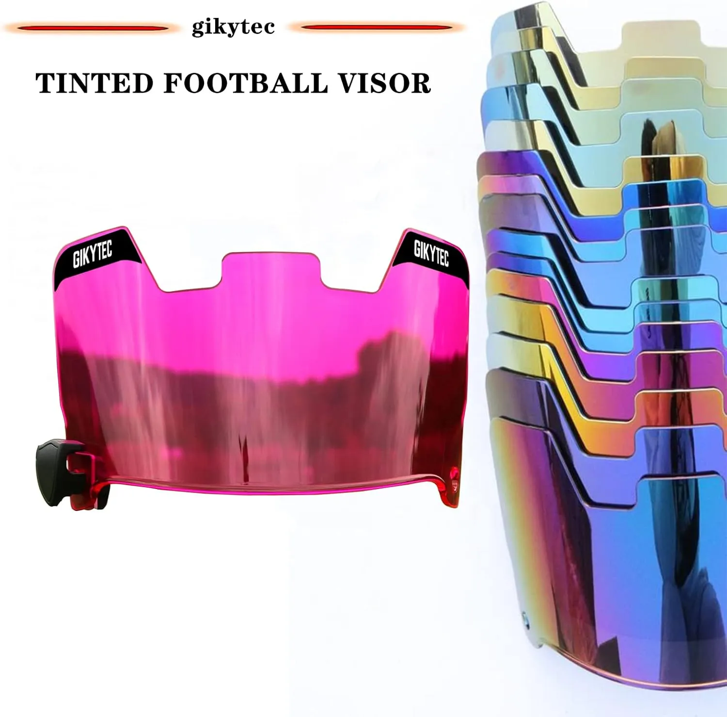 Football Visor Football Helmet Visor Scratch Resistant UV Block Facial Protection Visor for Youth & Adult