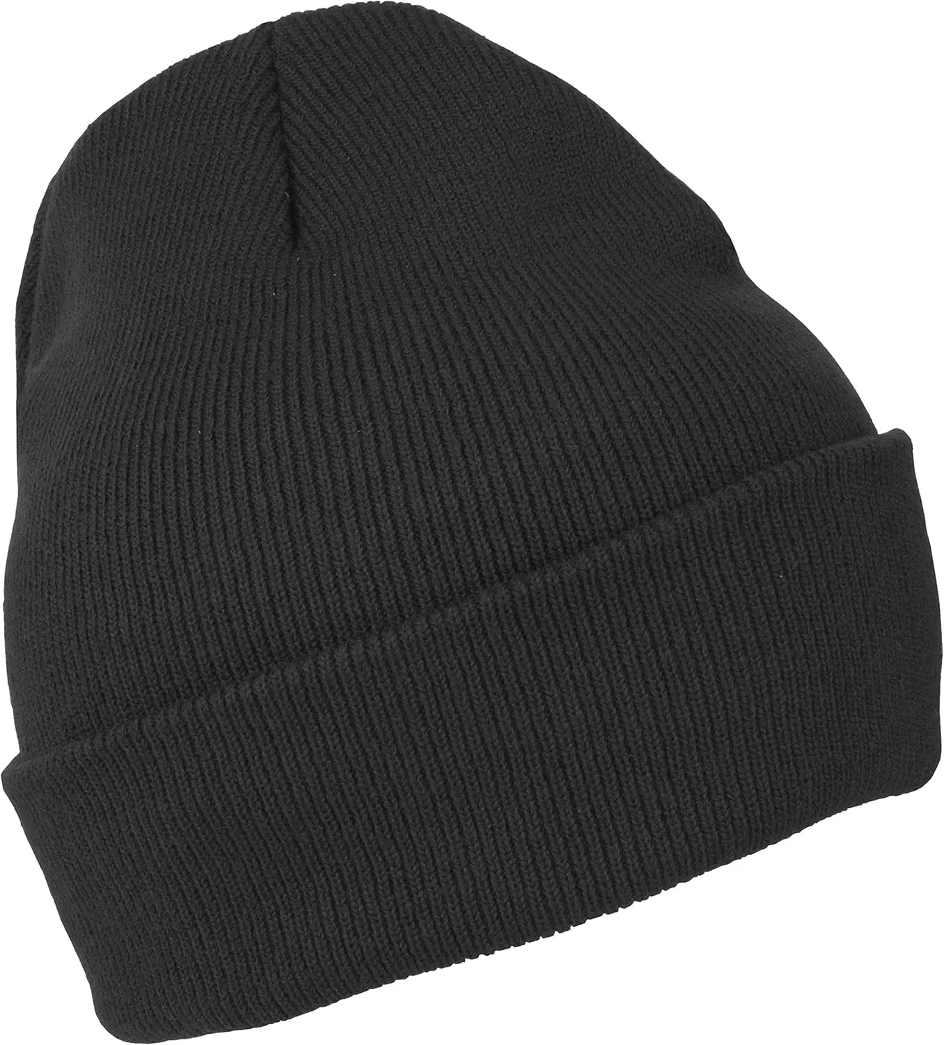 Gelante Men Women Warm Knit Cuffed Plain Beanie Hat Skull Cap.