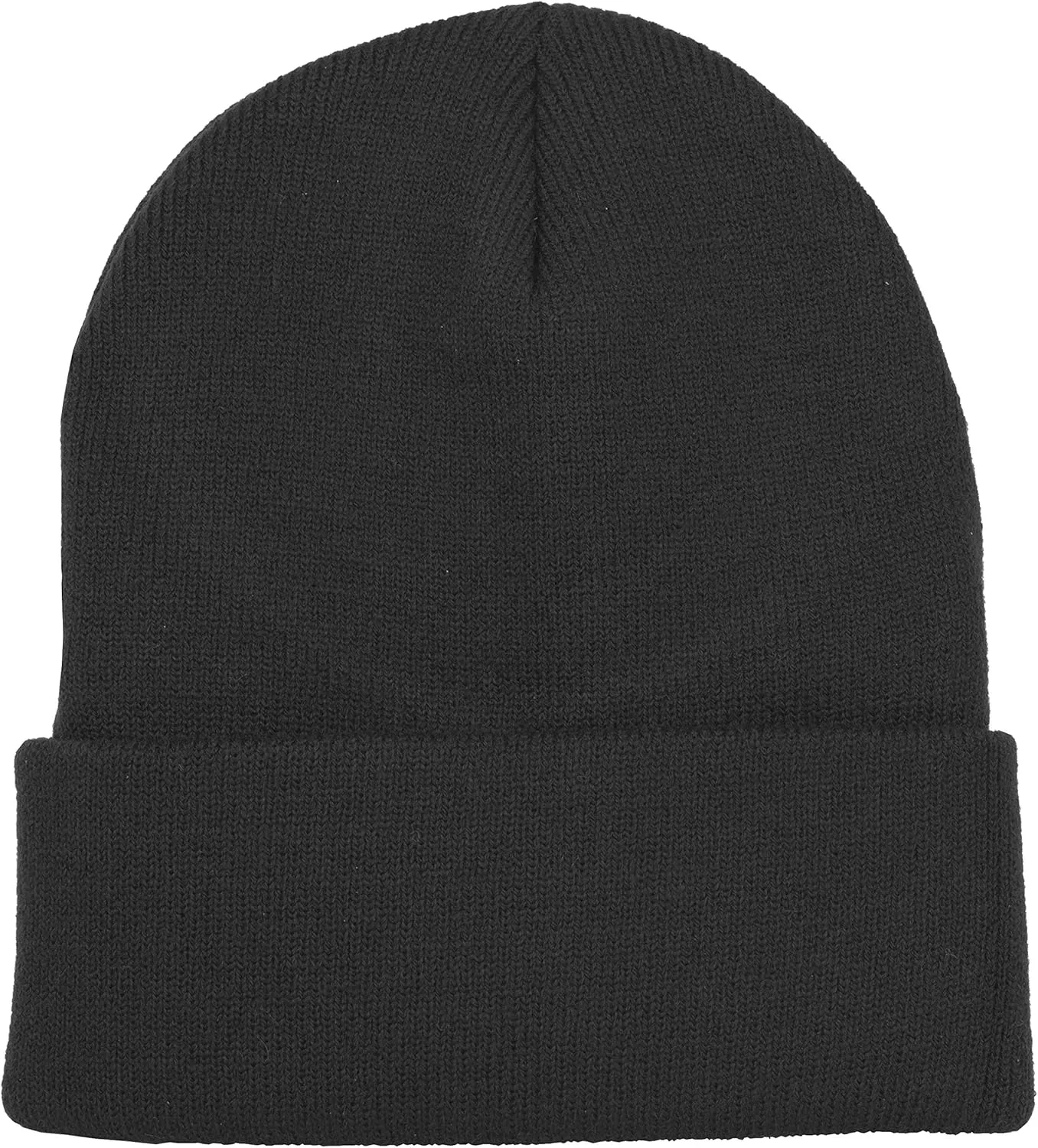 Gelante Men Women Warm Knit Cuffed Plain Beanie Hat Skull Cap.