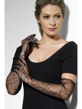 Gloves Lace Spider web