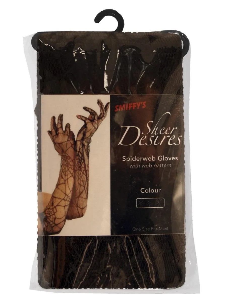 Gloves Lace Spider web