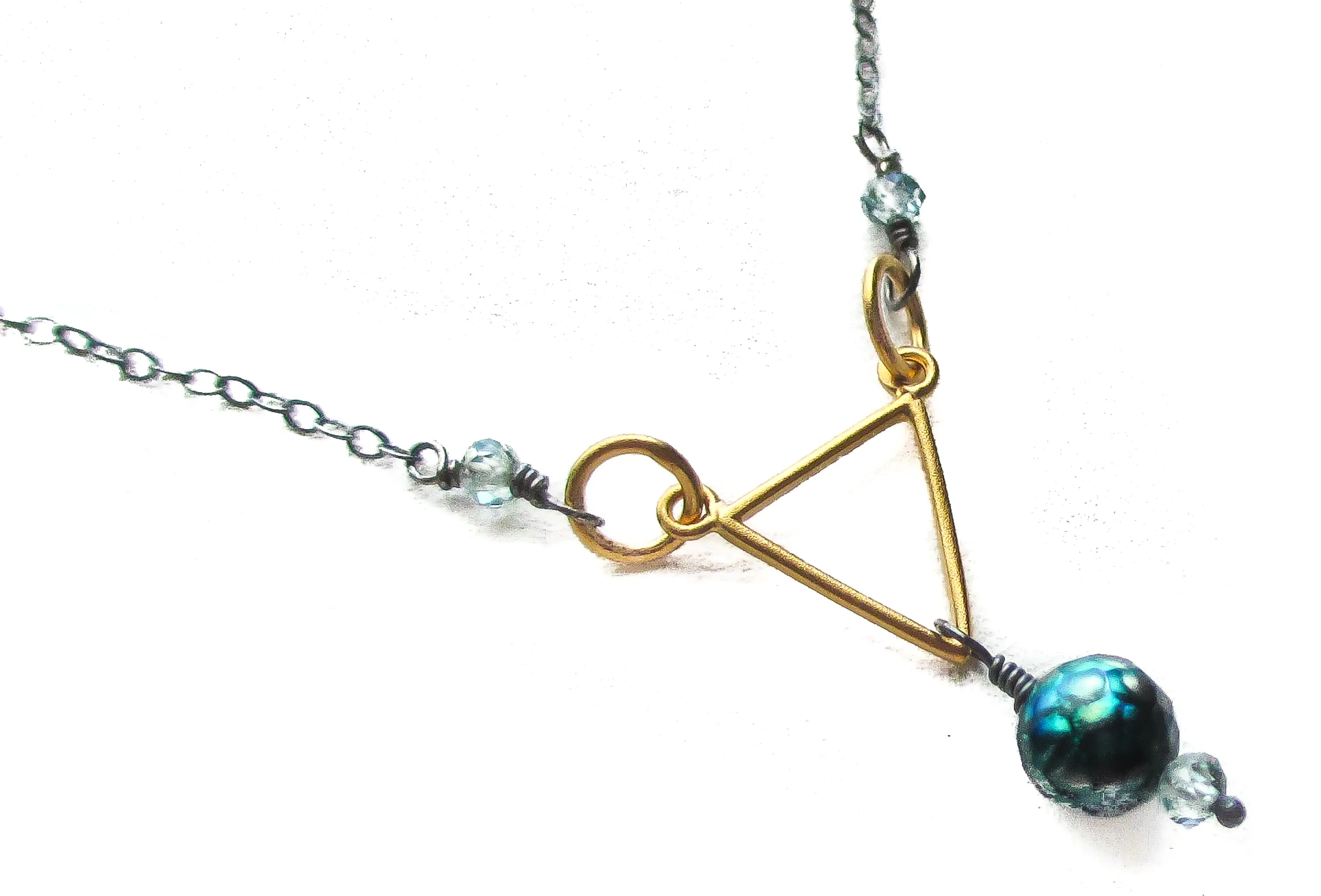 Golden Triangle Necklace