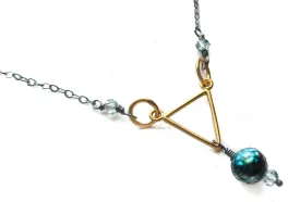 Golden Triangle Necklace