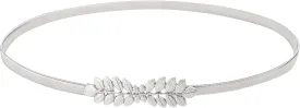 GRACE KARIN Women Skinny Metal Cinch Belt Gold Waistband Elastic Waist Belt CL633