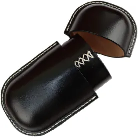 Leather Glasses Case Cowhide Vintage Men And Women Nearsighted Glasses Sunglasses Travel Anti-Crush Storage Box