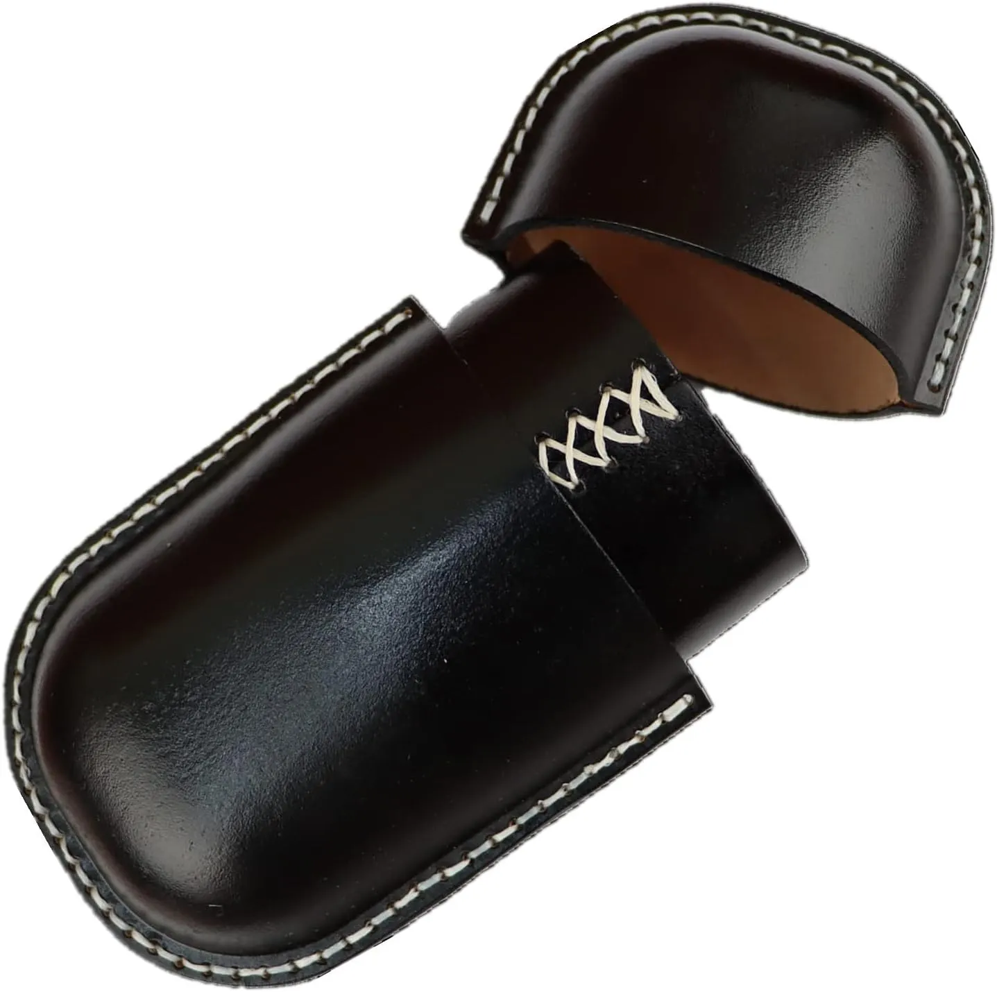 Leather Glasses Case Cowhide Vintage Men And Women Nearsighted Glasses Sunglasses Travel Anti-Crush Storage Box