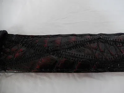 Los Altos Cross Stitch Hornback Crocodile Belt