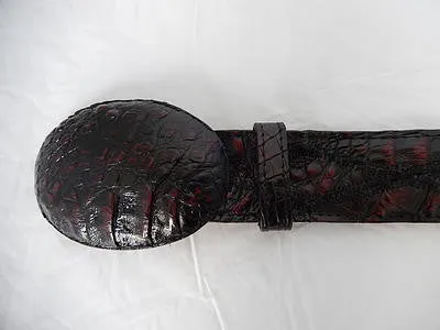 Los Altos Cross Stitch Hornback Crocodile Belt