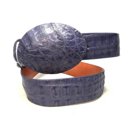 Los Altos Lavender Crocodile Full Skin Belt