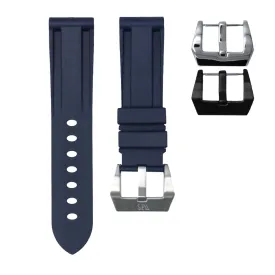 Marine Blue - Rubber Watch Strap For Audemars Piguet Code 11.59