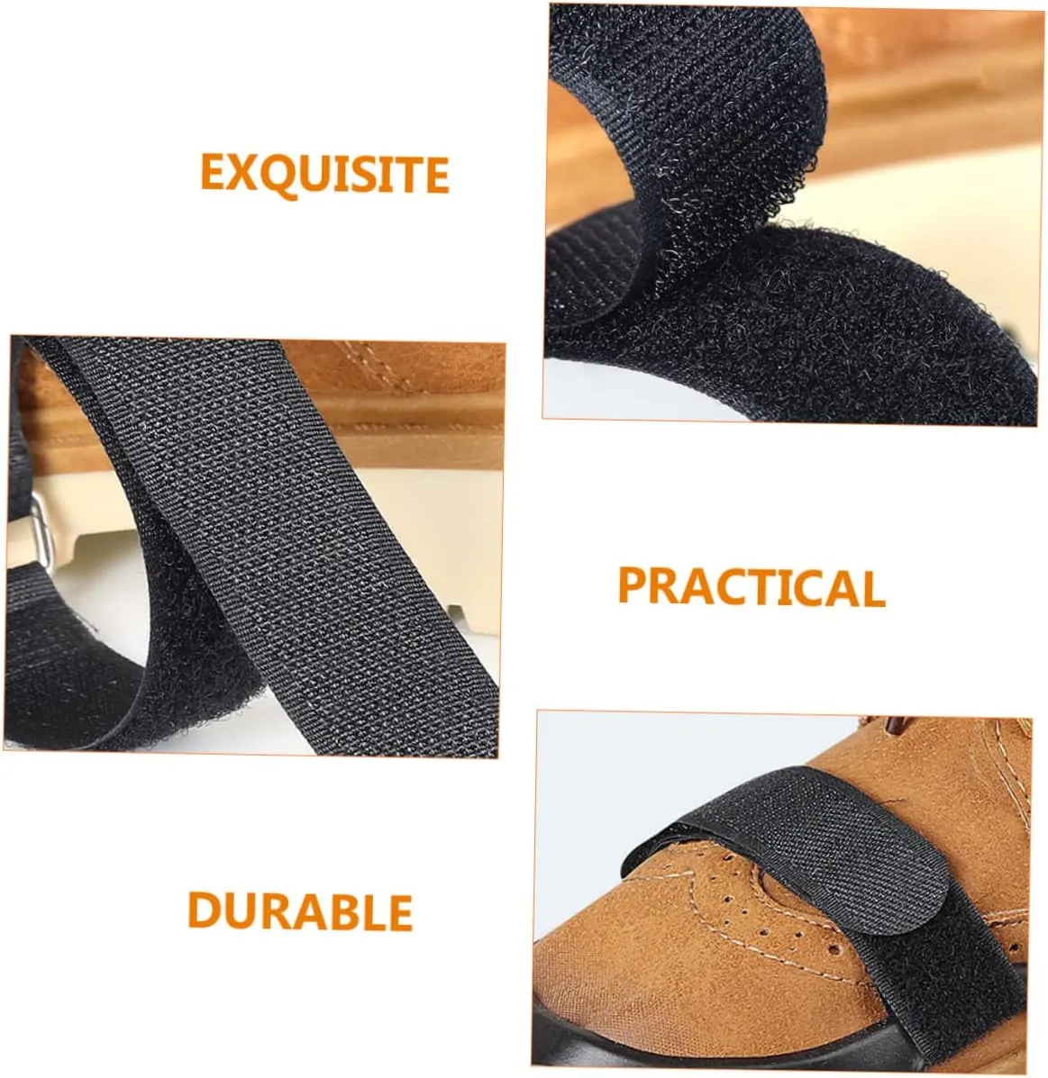 Non-Slip Cable Ties Hiking Shoes for Men Shoelaces Non-Slip Shoes Crampons Strap Climbing Shoes Crampons
