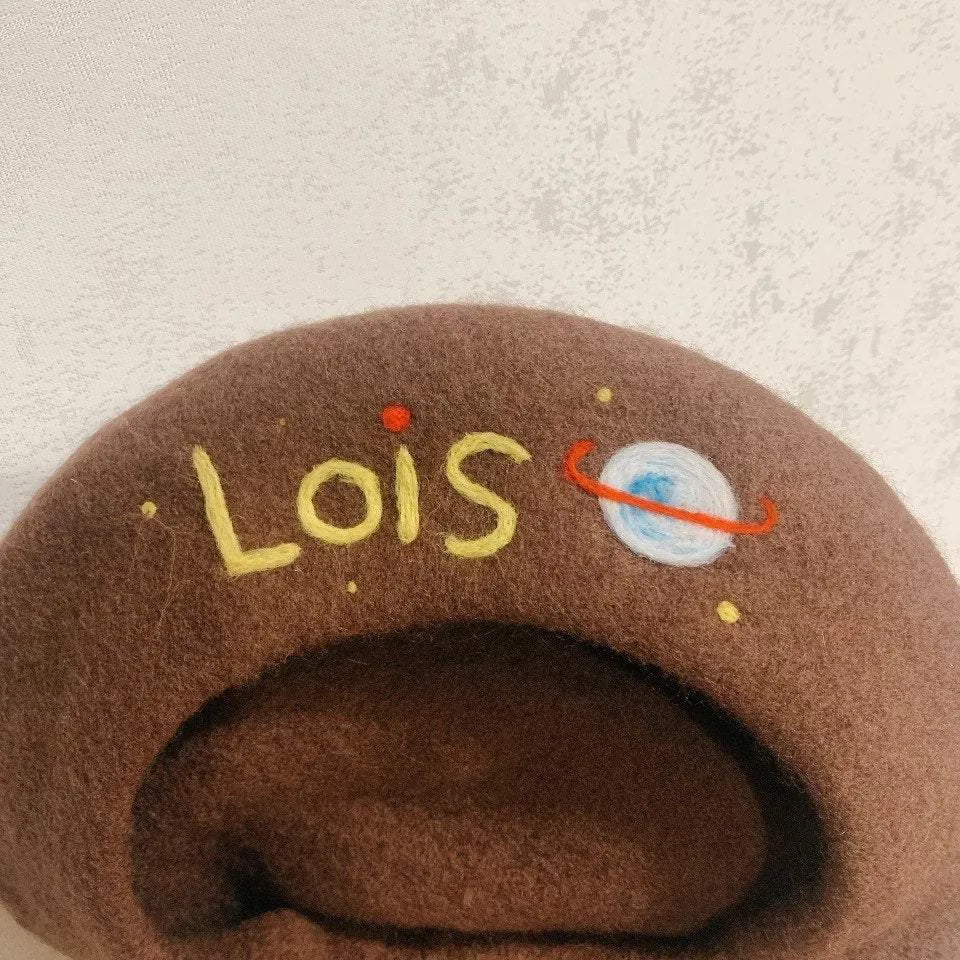 Personalized Wool Beret