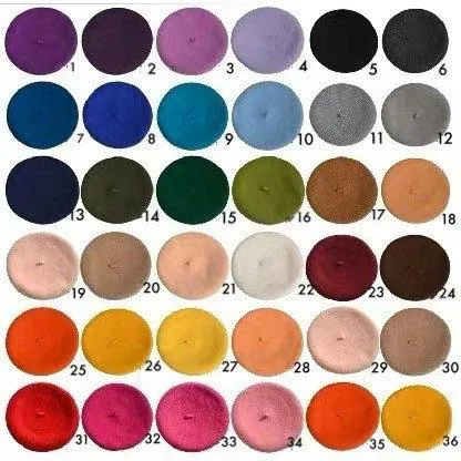 Personalized Wool Beret