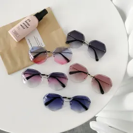 Polygon Shaped Hexagon Sun Glasses