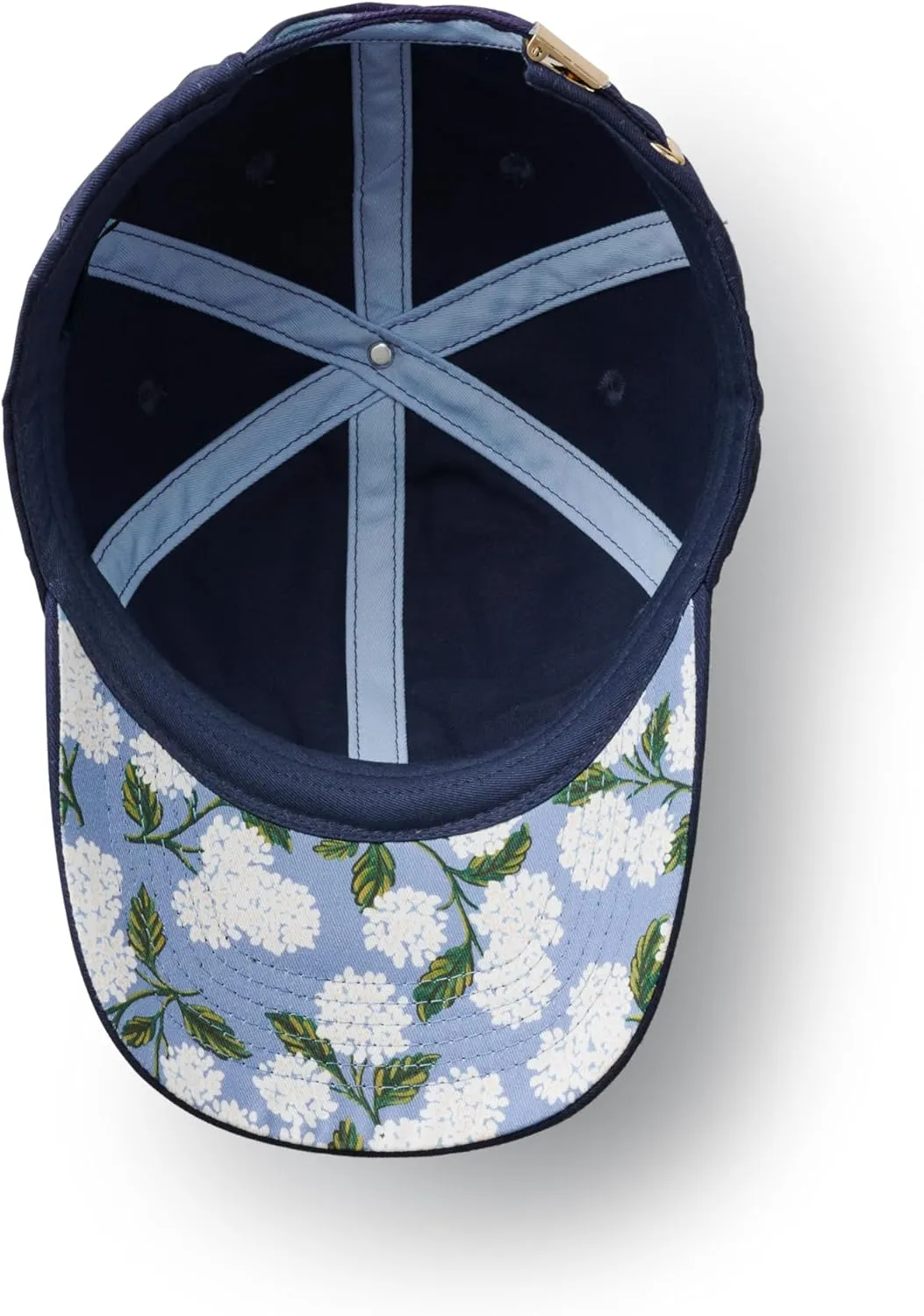 RIFLE PAPER CO. Women's Baseball Hat, 7" Brim, Classic Six-Panel Print Cap with Adjustable Strap, One Size Fits All