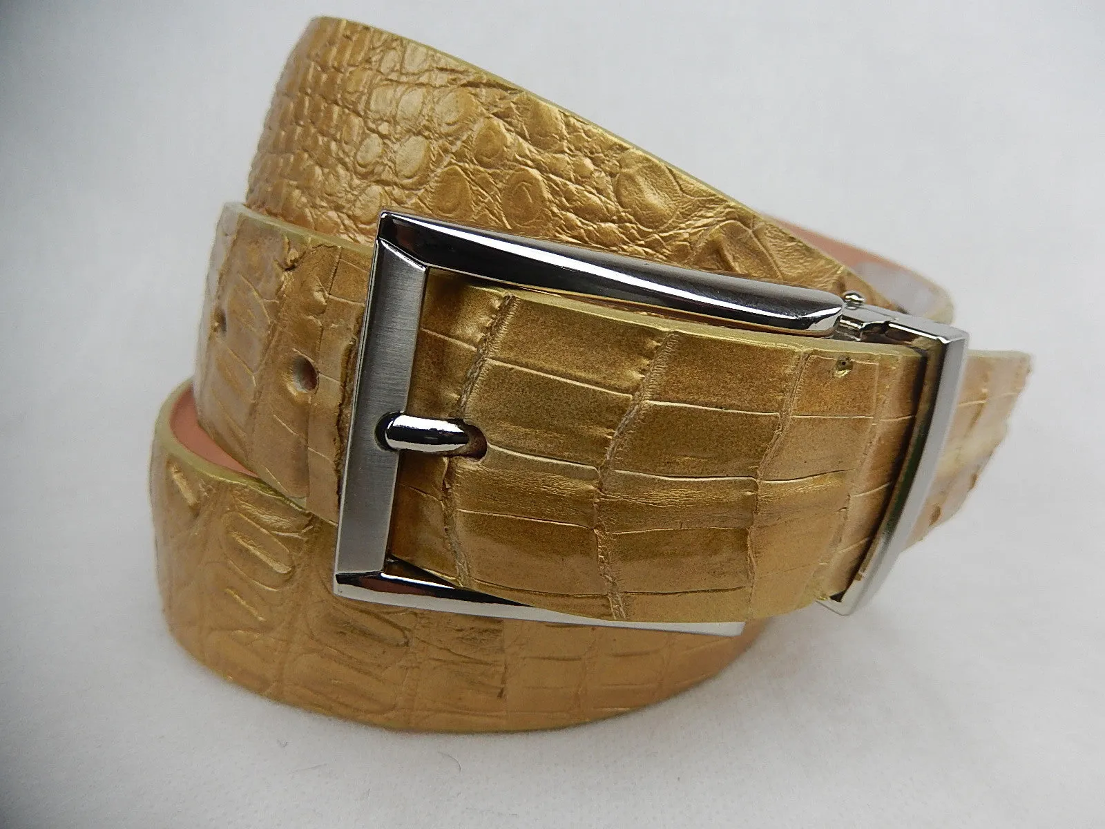Safari Gold Croodile Belt