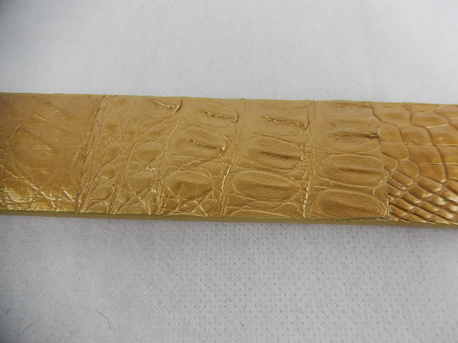 Safari Gold Croodile Belt