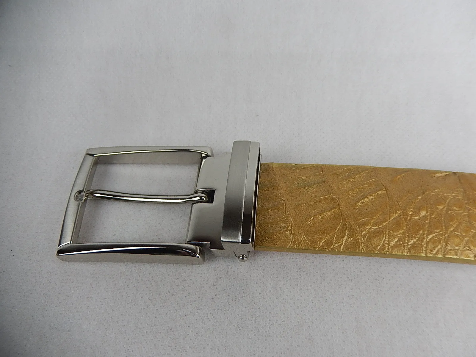 Safari Gold Croodile Belt