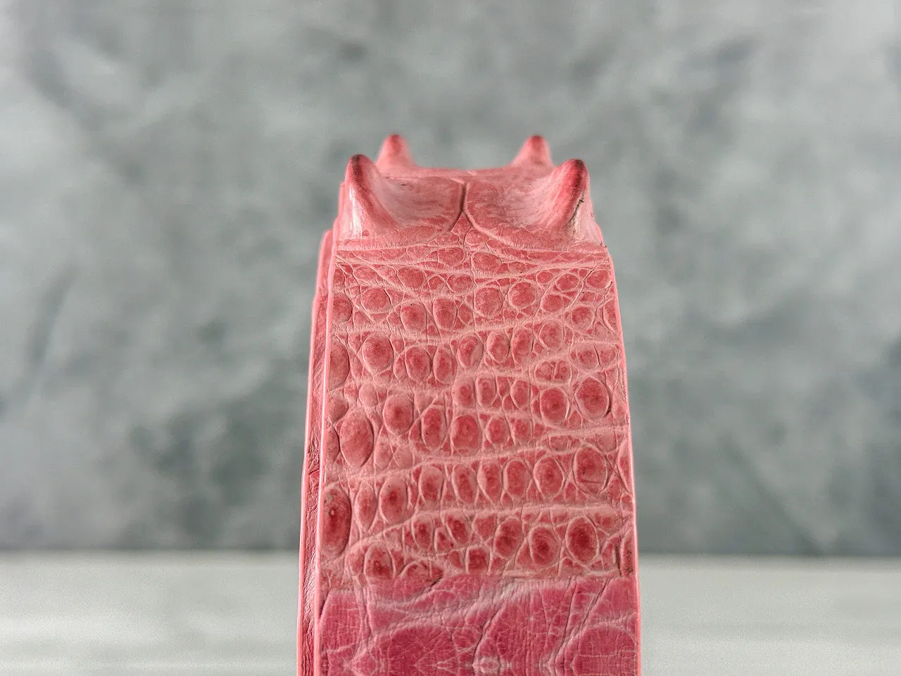 Saltwater Crocodile Belt: Pink