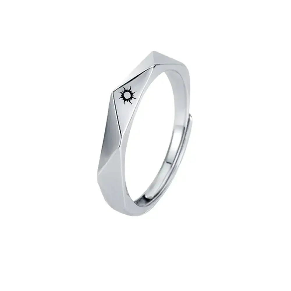 Sun and Moon Couple Rings - Couple Rings Set Promise Wedding Bands Men Women Jewelry