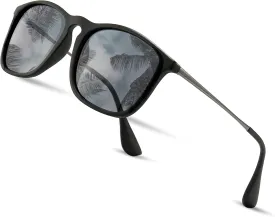 SUNGAIT Fashion Sunglasses for Men Women Retro Style Square Sun Glasses UV400