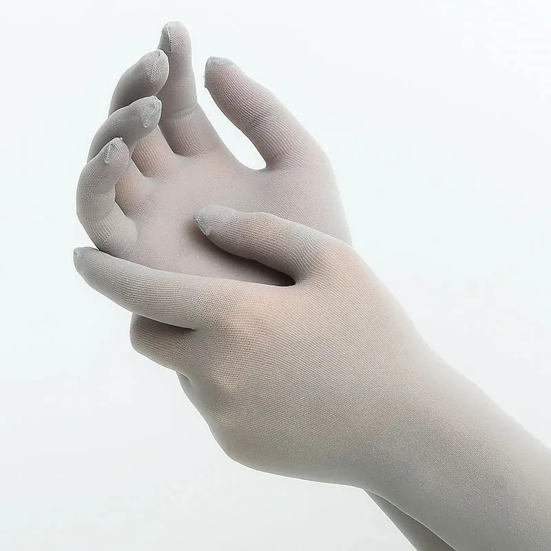 Transparent Lace Long Gloves - Seamless - Breathable & High Elasticity