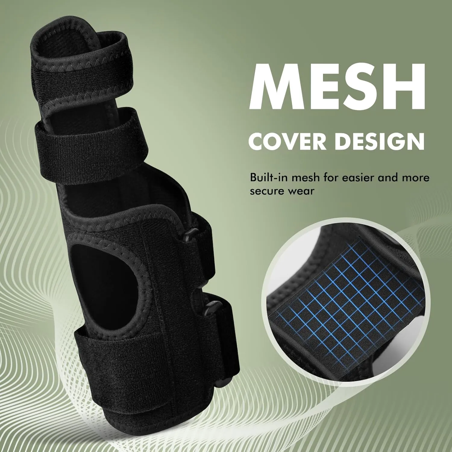 Trigger Finger Splint, 2 Finger Brace for Index, Middle, Ring, Pinky Finger, Treatment for Hand Fractures, Arthritis (L/XL, Left)