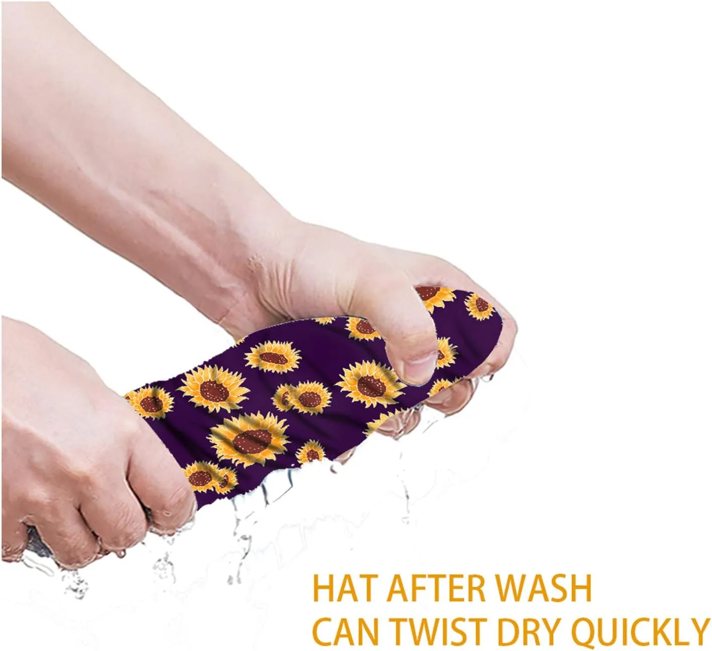 Upetstory Turban Hat for Women Men Comfortable Adjustable Cleaning Working Cap with Sweatband