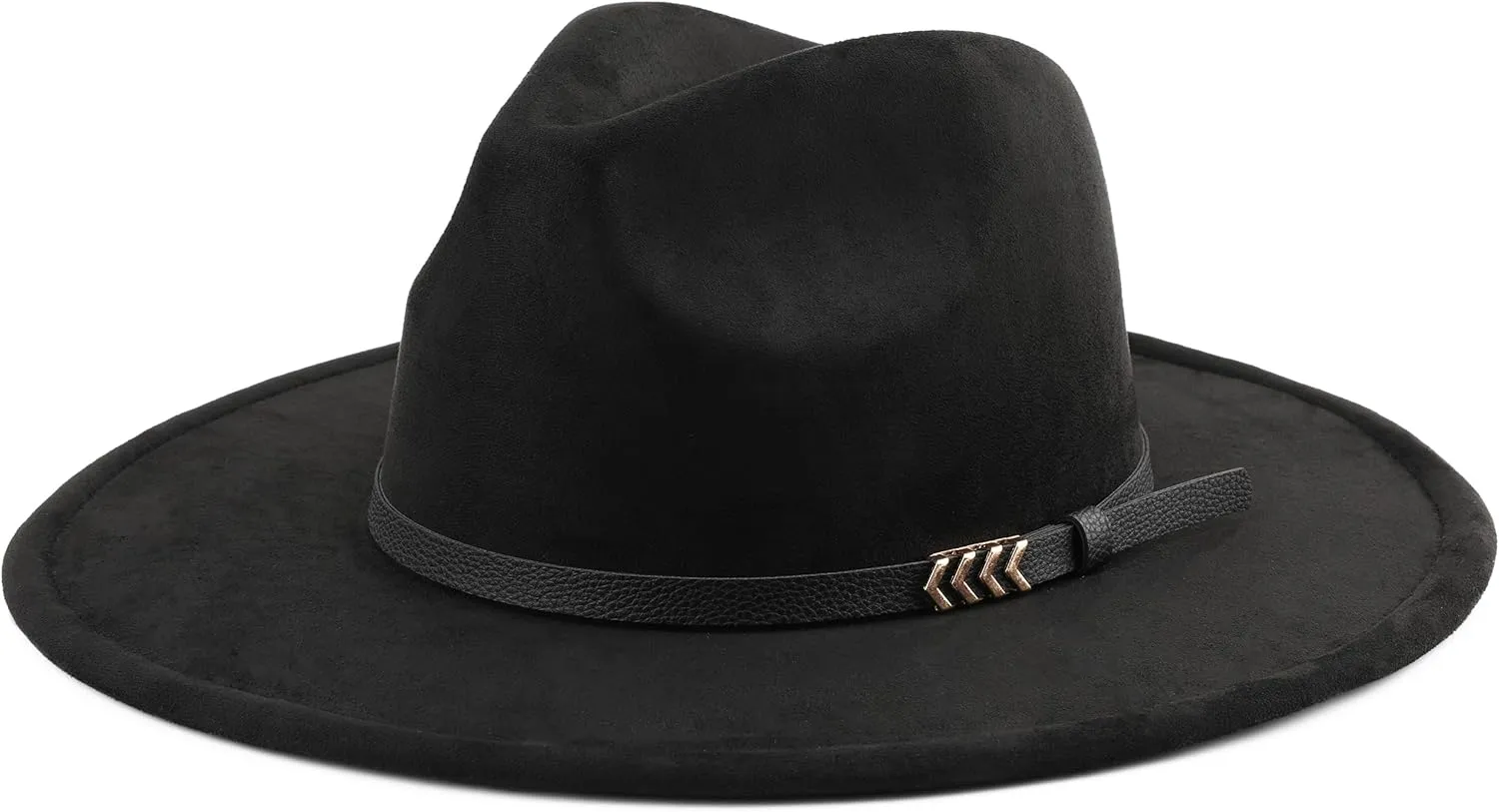 Wide Brim Fedora Hat for Men Women Big Rancher Felt Hat
